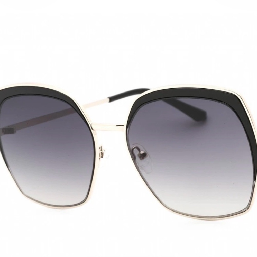 GUESS Women’s Gold Frame Black Lens Women's Sunglasses - Picture 2 of 8